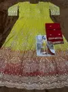 Saboori By Sayuri Gerogette With Embroidery Work Gown With Dupatta Wholesale Online